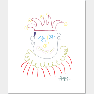 Picasso - Clown Posters and Art